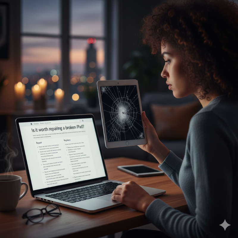 Is it worth repairing a broken iPad?